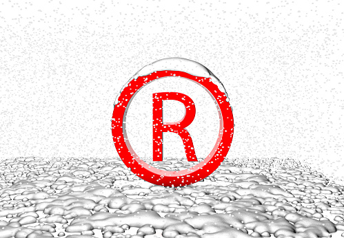 Registered Trademark Symbol Under The Snow