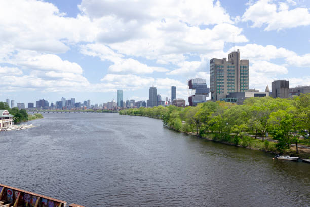 istock Boston city is viewed from the Boston University Bridge. Charles River. 1454031774
