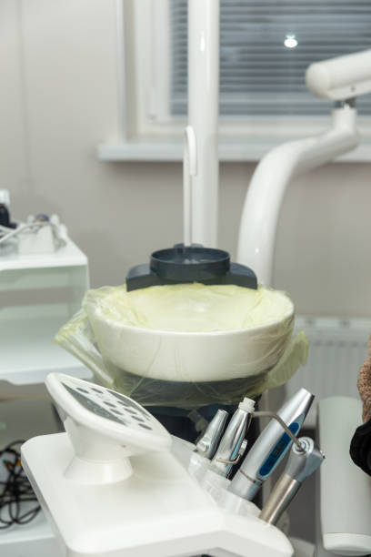 istock Closeup of a modern dentist tools, burnishers. 1454032333