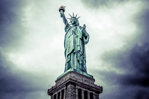 statue de la liberté - statue de la liberté photos et images de collection