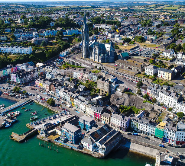istock An Aerial View of Cobh Town 1454043655