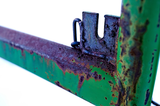 Rusty Green Gate Detail