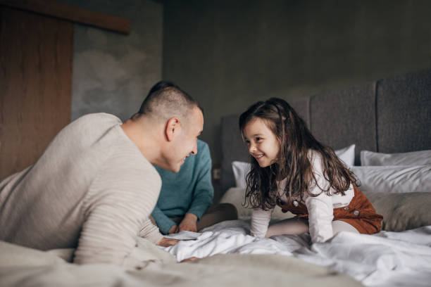 istock Family in hotel suite 1454050609