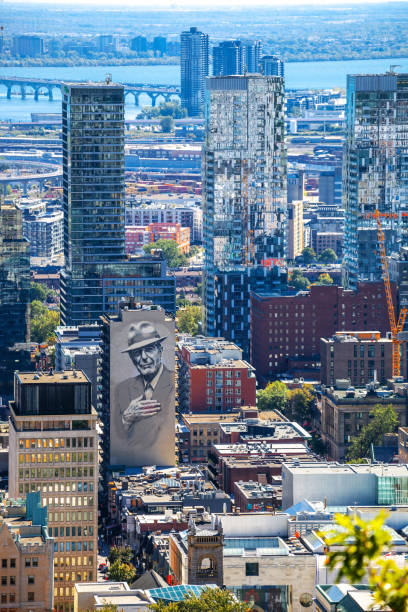 Montreal view stock photo