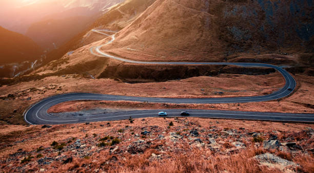 istock Picturesque road in Carpathian Mountains 1454051964