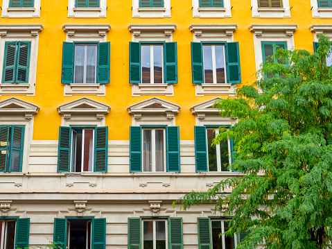 facade of an old house in Berlin Kreuzberg