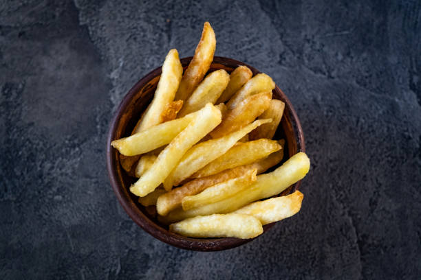 istock Bowl filled with french fries 1454053257