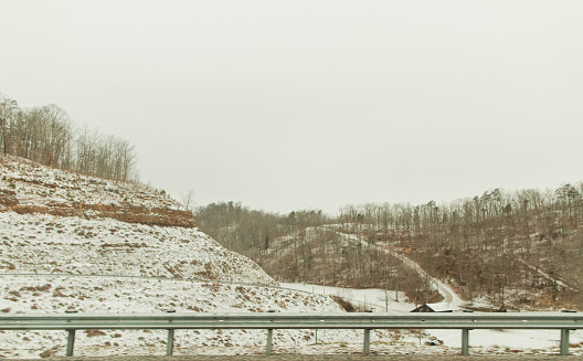 Snowy & Icy White Christmas Scenes in West Virginia in December 2022.
