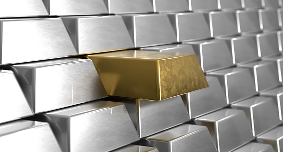 Gold Bars, Bull market, Financial and business, stocks, cryptocurrency, defi, decentralized finance