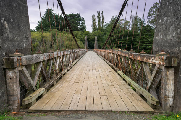 istock Clifden Suspension Bridge, New Zealand 1454064976
