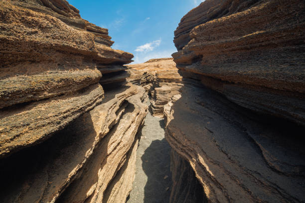 istock Las Grietas - volcanic crevices in Lanzarote 1454065014