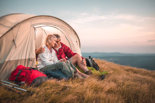 istock Affectionate Senior Couple Hugging And Enjoying A Beautiful Outdoors Day 1454075646