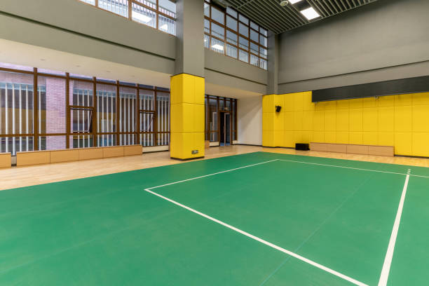 istock An empty large and spacious indoor sports stadium 1454077965