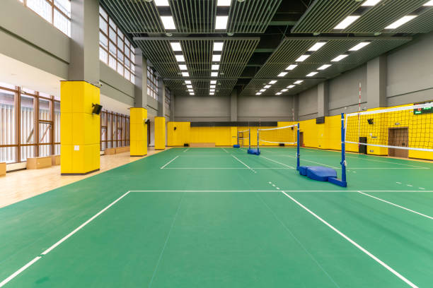 istock An empty large and spacious indoor sports stadium 1454077989