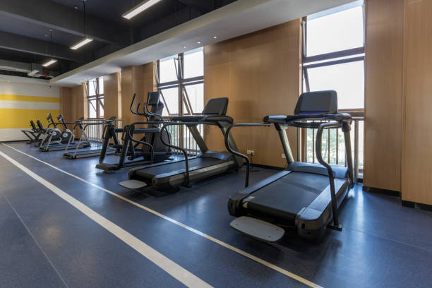 istock There are many treadmills in the empty gym 1454078923