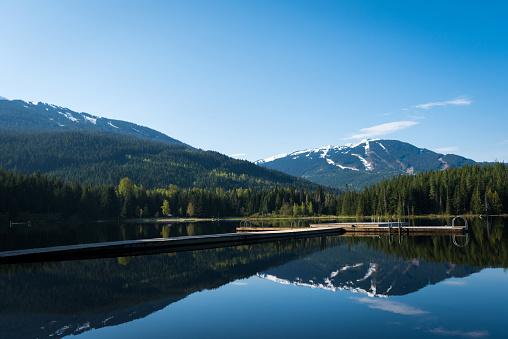 Top summer travel destinations in Canada. Best lakes in Whistler. Best travel destinations in British Columbia.