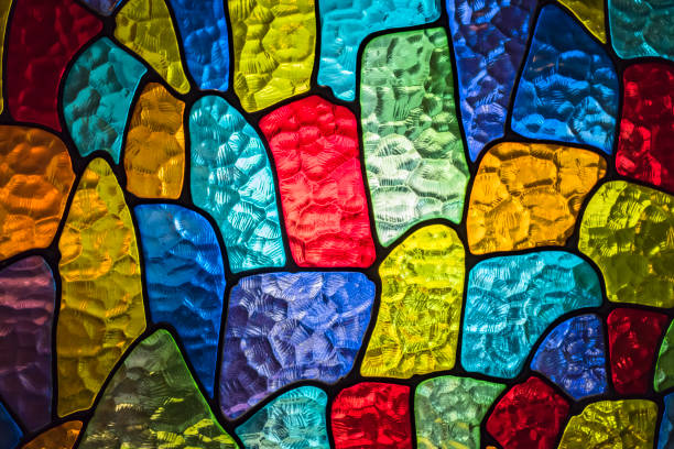 istock Stained glass windows in the dining room 1454089568