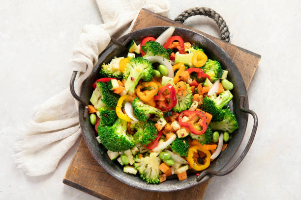 istock Vegetarian stir fry 1454100786