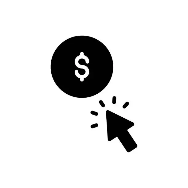 Vector illustration of Pay Per Click icon in vector. Logotype