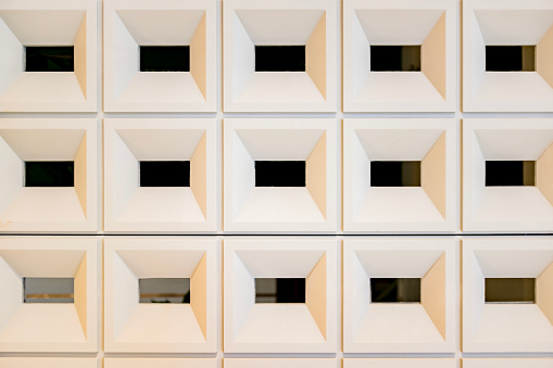 Air vents with square grid