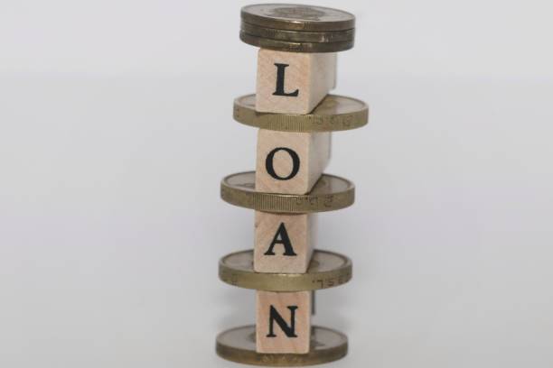 istock loan concept with Sri Lankan coins isolated on white 1454119445