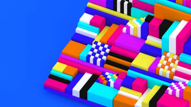 istock 3d background. Abstract wallpaper. Pop art. Shapes 3d. Flying geometric objects. Minimalism. Trendy modern illustration. Render. Stylish concept. Poster. Minimal style. Bright colors. 1454122425