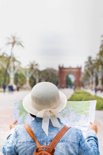 istock Tourist on vacation in Barcelona (Spain). 1454125996