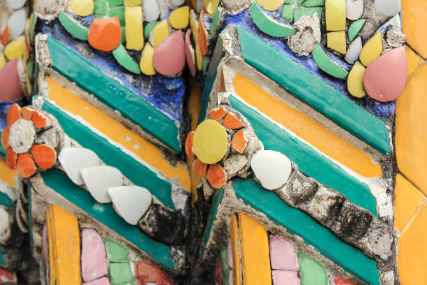 istock Closeup shot of colorful decorations on a wall 1454127123