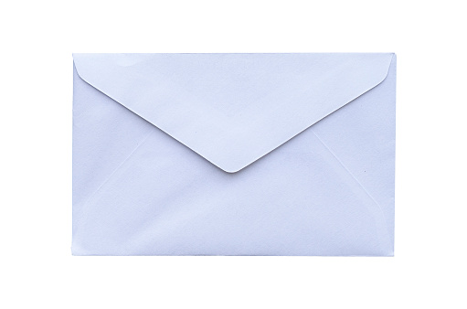 Blank white envelope paper for mockups design