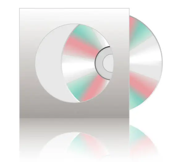 Vector illustration of DVD 4