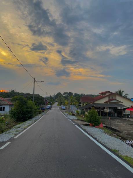 istock Street in the village 1454136095