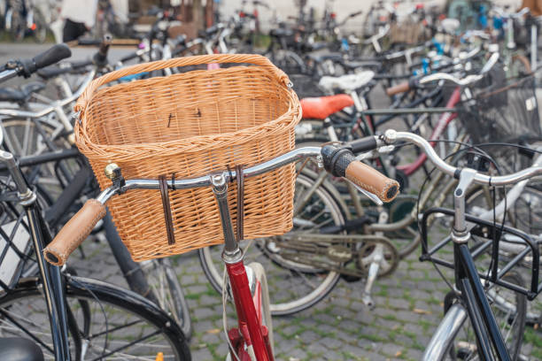 istock Parking station for bicycles 1454139336
