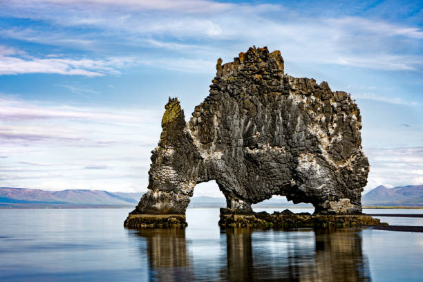 istock Hvitserkur troll rock is a 15-meter high basalt stack located off the shore of north-west Iceland 1454143012