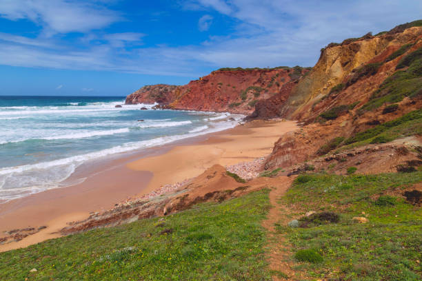 istock Beautiful beach in Algarve 1454145809