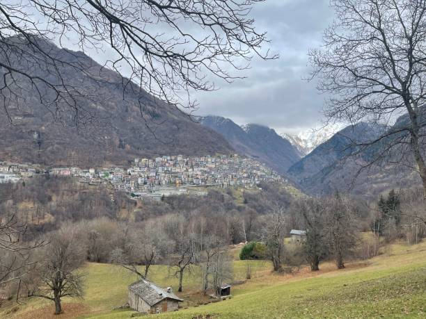 istock Winter view on Premana (LC) and the mountains surrounding it 1454145994