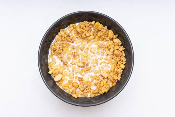 istock Whole grain cereal in a bowl 1454147213