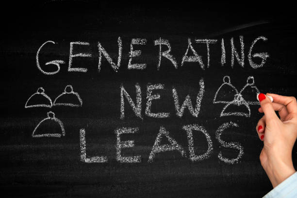 Generating new leads concept stock photo