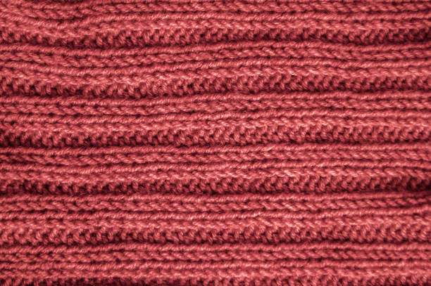 istock Organic knitted texture with detail weave threads. 1454160430