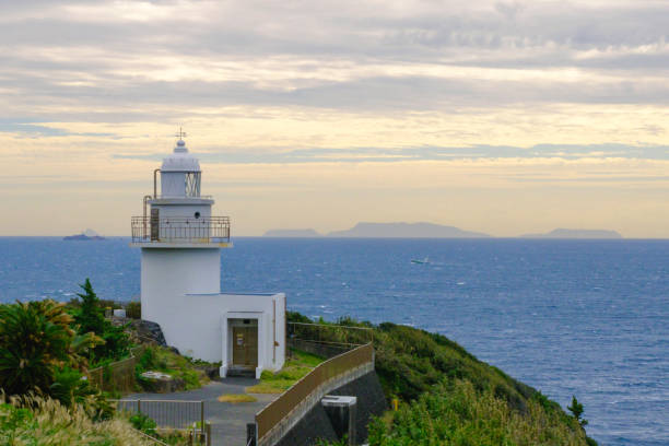 istock Irozaki Lighthouse after Sunrise 1454162227