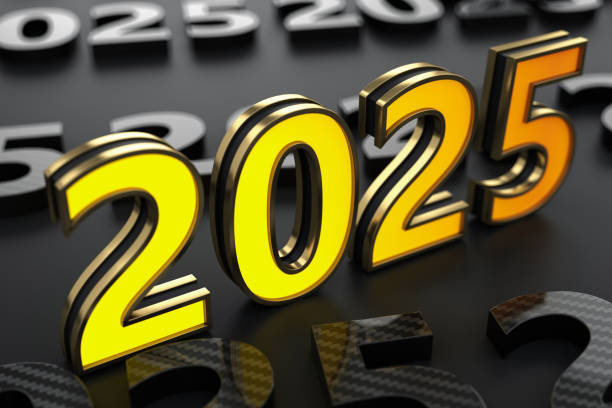 istock 2025 Neon Sign on Black 1454167554