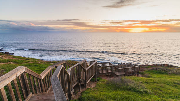 istock Hallett Cove boardwalk at sunset 1454171238