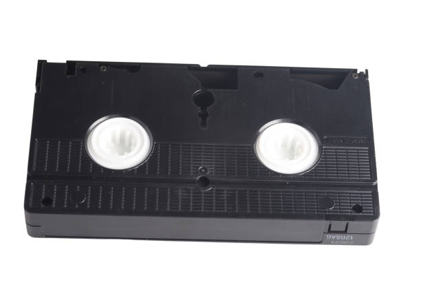 istock old VHS video cassettes isolated on white background 1454173021