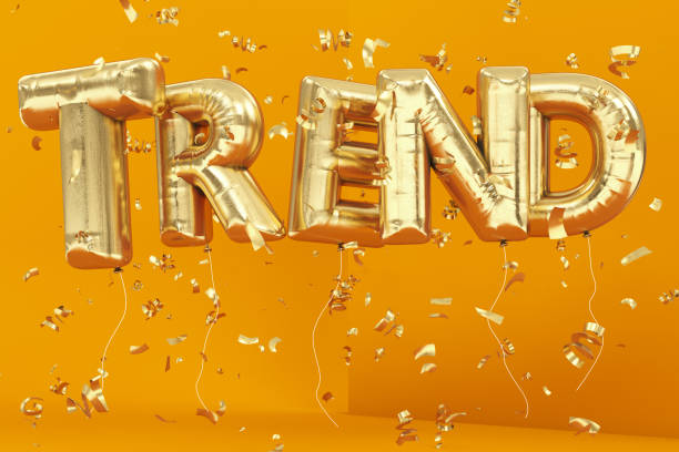 istock Trend Celebration Concept with Alphabet Balloons and Confetti 1454177518