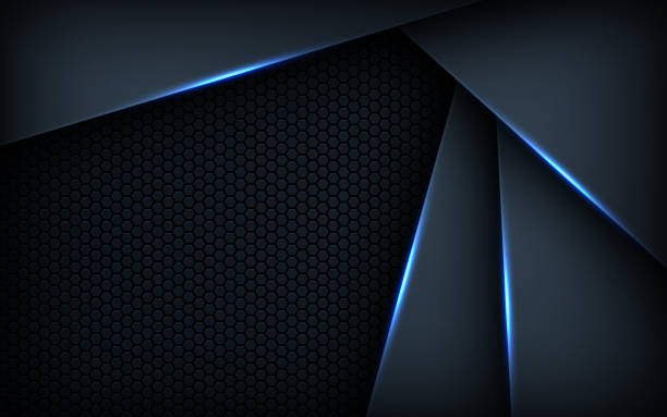 Free Stock Photo of Futuristic blue metallic abstract background ...