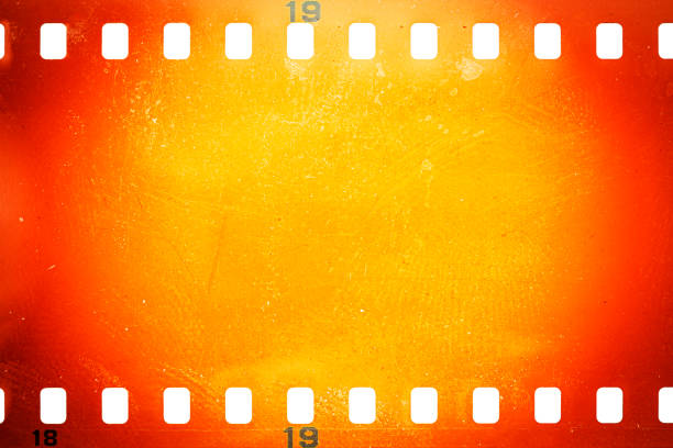 istock Dusty and grungy 35mm film texture or surface 1454186030
