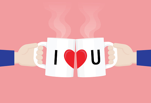 Lover coffee cup
