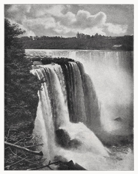 istock Horseshoe Falls (Niagara Falls), Canada/USA, halftone print, published in 1899 1454191510