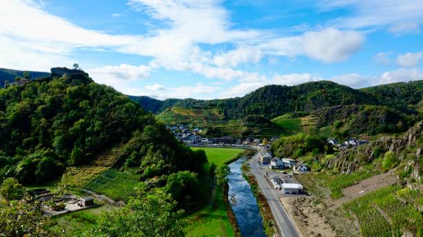 istock Wine-growing area at the river Ahr, Ahr valley 1454192263
