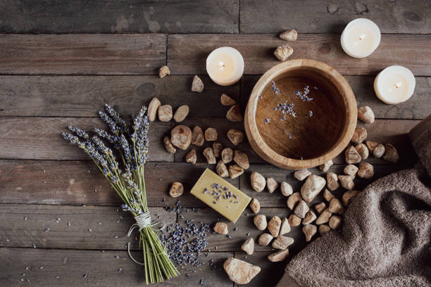 istock Healthy lavender aromas for wellness 1454194489