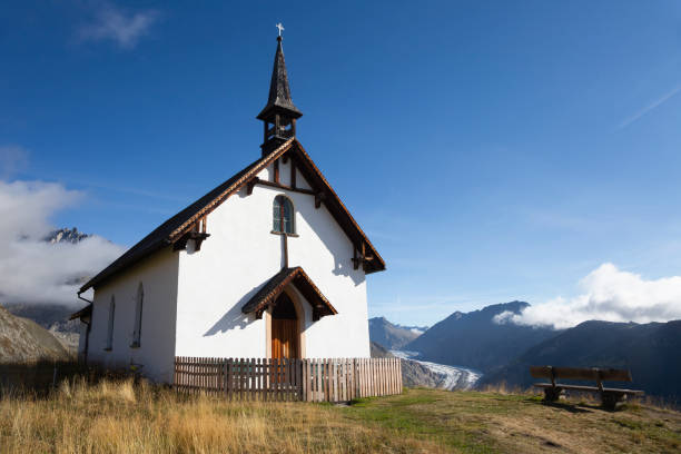 istock Chapel Belalp - Lusge (Aletschbord, Belalp, Valais, Switzerland) 1454195874
